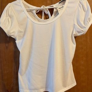 Marshalls Brit & Brie White Tshirt Size L